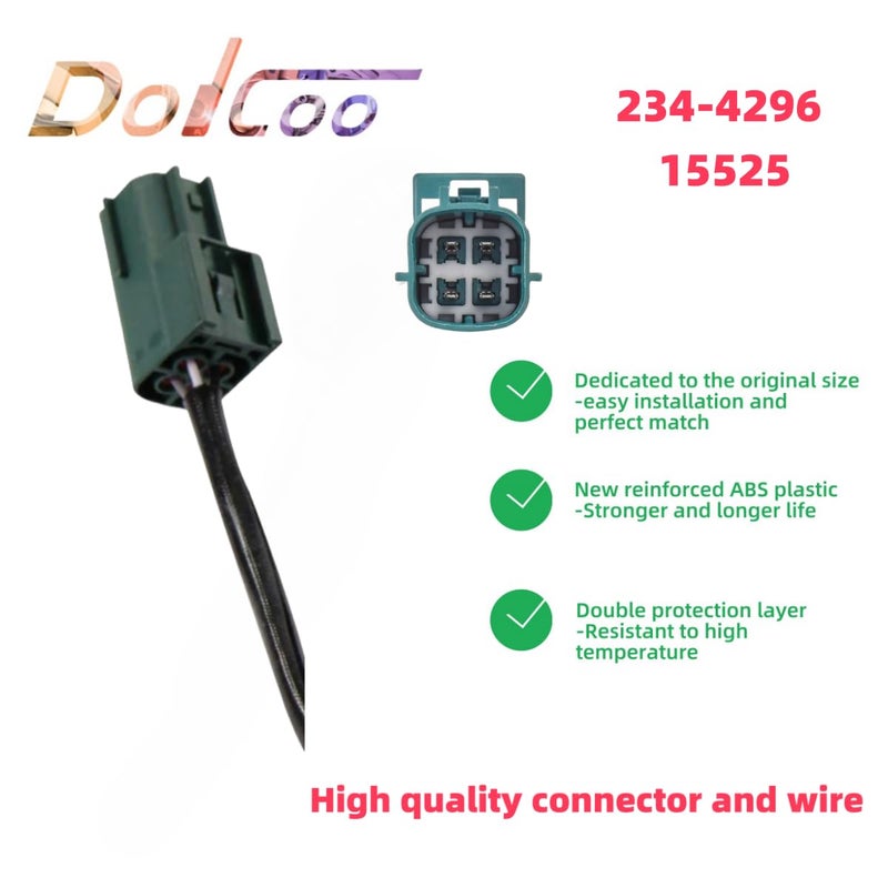 DOICOO O2 Oxygen Sensor Downstream fit for Nissan Sentra Altima Quest Murano Maxima,Infiniti Q45 FX45 2002 2003 2004 2005 2006,2344296 234-4296 15525 - Image 4